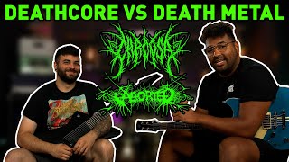 DEATHCORE vs DEATH METAL Guitar Riffs [upl. by Curran971]