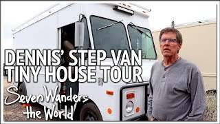 Dennis Step Van Tiny House Tour E499 [upl. by Ecnerolf]