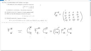 200501 Calculo de la matriz de un endomorfismo en diferentes Bases [upl. by Pradeep]