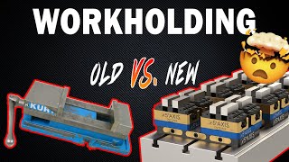 Workholding Traditional Vise vs RockLock System [upl. by Ymereg]