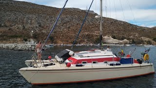 Prout Snowgoose 37 catamaran Seahawk Greece 2020 [upl. by Hterrag]