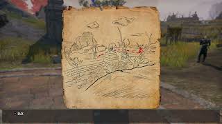 West Weald Treasure map 4 for The Elder Scrolls Online ESO [upl. by Hnid]