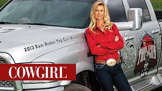 Barrel Racer Sherry Cervi for COWGIRL Magazine  COWGIRL [upl. by Yenetruoc]