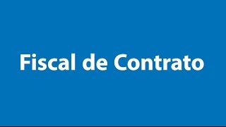 CONTA AÍ FISCAL DE CONTRATOS [upl. by Adierf494]