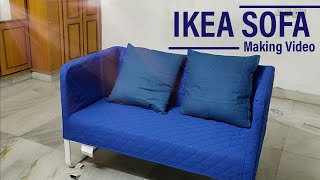 IKEA Knopparp Sofa  Budget Friendly Startup Sofa  Making Video [upl. by Ot147]