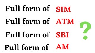 top 50 full Form  am and pm Full form  upsc full Form for basic knowledge active side [upl. by Olympias]