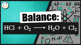 Balance Fe  HCl  FeCl3  H2 Iron and Hydrochloric Acid [upl. by Aira]