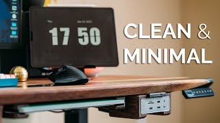 Create A Minimalist Workspace With This Simple DIY  Productive Desk Setup  How To [upl. by Akinuahs710]