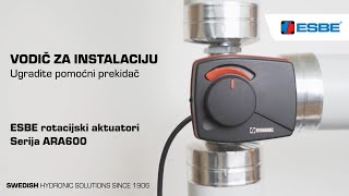 Ugradite pomoćni prekidač u ESBE aktuator – ARA600 [upl. by Emmalynn]