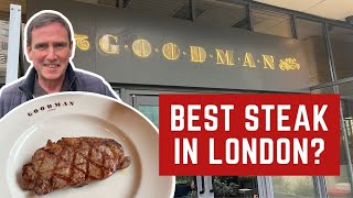 Reviewing GOODMAN STEAKHOUSE in LONDON WAS IT WORTH IT [upl. by Ecnatsnok713]