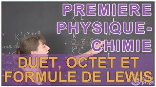 Duet octet et formule de Lewis  PhysiqueChimie  1ère S  Les Bons Profs [upl. by Apfelstadt868]