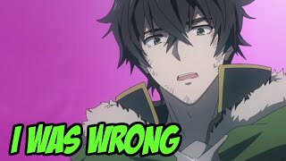 I was Wrong About Shield Hero Season 2 [upl. by Nylkaj]