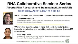 RNA Collaborative Seminar ARRTI April 10 2024 [upl. by Violante]