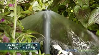 1300AF Rain Bird Adjustable Flood Bubbler [upl. by Attenreb646]