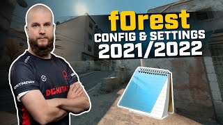 f0rest has a small crosshair  CSGO config amp settings 20212022 [upl. by Airol]