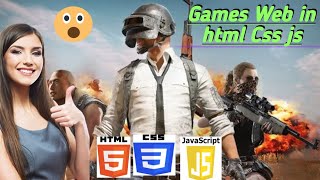 How To MakeCreate a Responsive Pubg gameing website using Html Css amp Javascript with Sourcecode [upl. by Guillermo789]