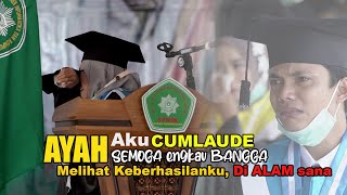 Sambutan Wisudawan Yang Menyayat Hati quot 4 Hari Yang Lalu Engkau Dipanggil Sang Pencipta quot 😭😭 [upl. by Elda580]