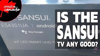 We take a First Look at the Sansui ES43S1UA 43quot 4k HDR Android TV  Initial Setup [upl. by Laup]