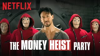 The Money Heist Party ft Tiger Shroff  Pepsi x Netflix India [upl. by Eniledam772]