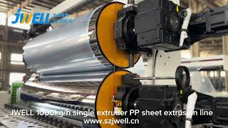 JWELL PP MULTIPLAYER THERMOFORMING PACKAGING SHEET LINE salatJwellcn [upl. by Aerdnuahs598]