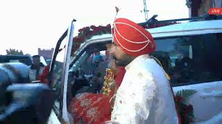 Jatinder singh with parneet kaur wedding live [upl. by Anaiq]