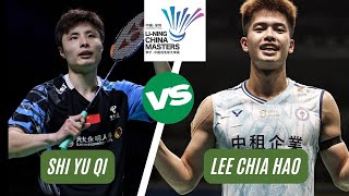 SHI Yu Qi vs LEE Chia Hao  LINING China Masters 2024 R32 [upl. by Urita]