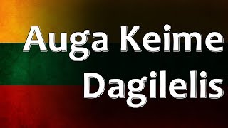 Lithuanian Folk Song  Auga Kėime Dagilelis [upl. by Llehcar]