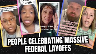 DOGEs Federal Job Cuts Sparks Fear and Celebration Im Glad you lost your job [upl. by Htebasile]