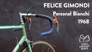 Felice Gimondi Personal Bianchi Road Bicycle 1968 [upl. by Hazeefah]