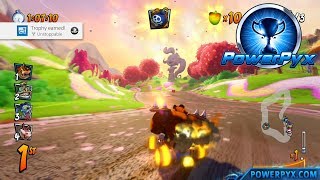 Crash Team Racing NitroFueled  Unstoppable Trophy  Achievement Guide Boost Whole Lap [upl. by Gibby]