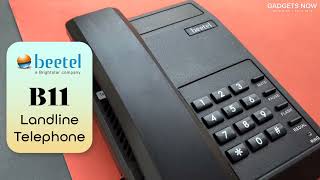 Beetel B11 Corded Landline PhoneRinger Volume ControlLED for Ring Indication [upl. by Airlee]