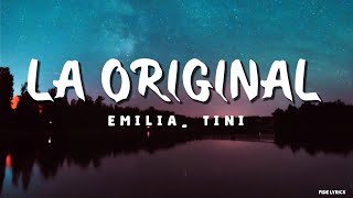 Emilia  TINI  LaOriginal Letra [upl. by Eliott]