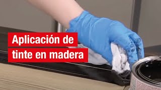 Aprende a aplicar tinte para maderas  Easy Argentia [upl. by Base]