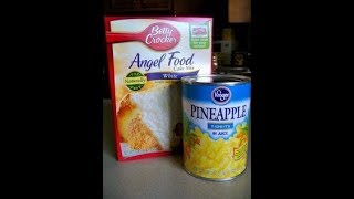 Try this 2 Ingredient Pineapple Angel Food Cake [upl. by Arnuad]