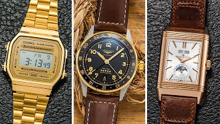 23 Of The BEST Gold Watches From Attainable To Luxury  Gold Tone Steel amp Gold amp Solid Gold [upl. by Caassi]