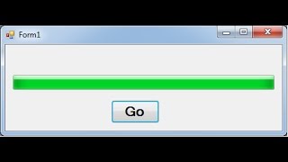 How to Create a Progress Bar in Visual BasicNet [upl. by Arnon]