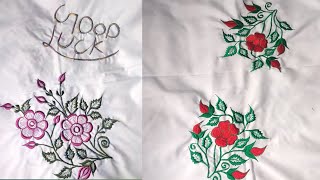 Takiya Ka design  pillow covers design  takiya Ka phool  embroidery by machine  sewing [upl. by Chrissa]