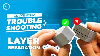 3D Printing Troubleshooting Guide Layer Separation [upl. by Namzaj50]