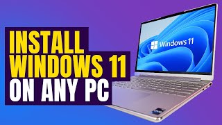 How to Install Windows 11 on Unsupported HardwarePC Quick and Easy Tutorial [upl. by Certie896]