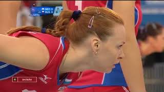 European Championship 2009 Womens volleyball Netherlands  Russia [upl. by Ahsim]