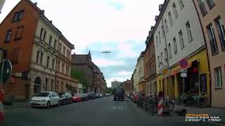 D Erlangen Bavaria Germany Big Tour through the City May 2018 [upl. by Jentoft220]