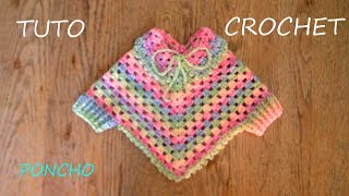 TUTO CROCHET Comment faire un Poncho [upl. by Bradley]