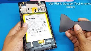 Lenovo Tab 2 A730 Battery Replacement  How to open lenovo A7 Tab Back Panel [upl. by Ika]