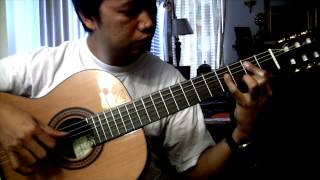 Hindi Kita Malilimutan  M Francisco SJ Solo Classical Guitar [upl. by Syst]