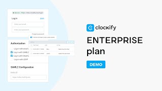 ENTERPRISE Plan Demo  Clockify Pricing [upl. by Bower]