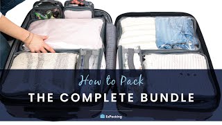 How to Use Packing Cubes for Checked Suitcase [upl. by Maillw]