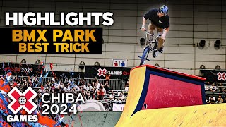 BEST OF BMX Park Best Trick  X Games Chiba 2024 [upl. by Tezil]