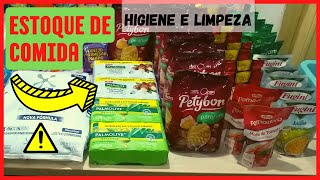 ESTOQUE DE COMIDA  Produto de Higiene e Limpeza  Reposição e Armazenamento de Alimentos [upl. by Doersten]