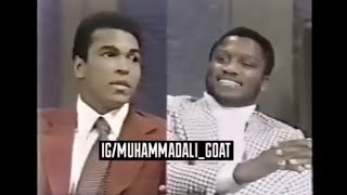 Rare  Muhammad Ali and Joe Frazier appear on same talk show  Part 1 [upl. by Diahann120]