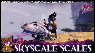 Guild Wars 2  Skyscale Scales achievement Skyscale mount [upl. by Adnilim]